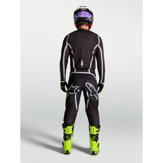 Tenue cross Alpinestars 2027 Fluid Apex V2 - Noir Argent