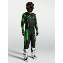 Tenue cross Alpinestars 2027 Fluid Apex V2 - Noir Vert Fluo