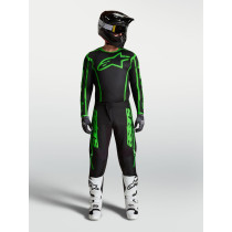 Tenue cross Alpinestars 2027 Fluid Apex V2 - Noir Vert Fluo 2