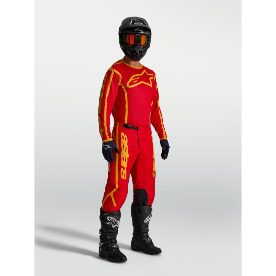 Tenue cross Alpinestars 2027 Fluid Apex V2 - Rouge Or