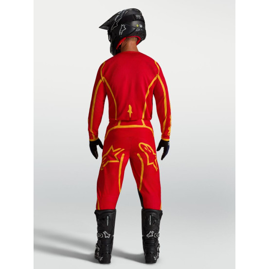 Tenue cross Alpinestars 2027 Fluid Apex V2 - Rouge Or