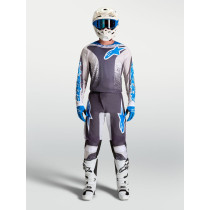 Tenue cross Alpinestars 2027 Fluid Drag - Gris Lila Bleu Ucla 2