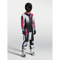 Tenue cross Alpinestars 2027 Fluid Drag - Noir Blanc Bleu Rouge Fluo