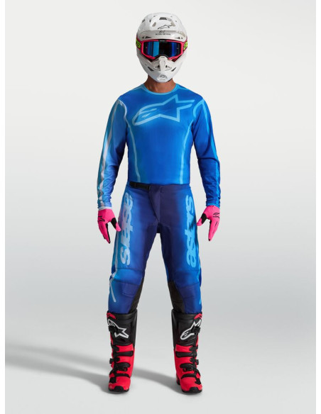 Tenue cross Alpinestars 2027 Fluid Kepler - Bleu Ucla Bleu