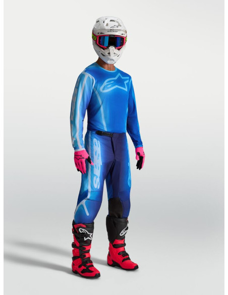Tenue cross Alpinestars 2027 Fluid Kepler - Bleu Ucla Bleu