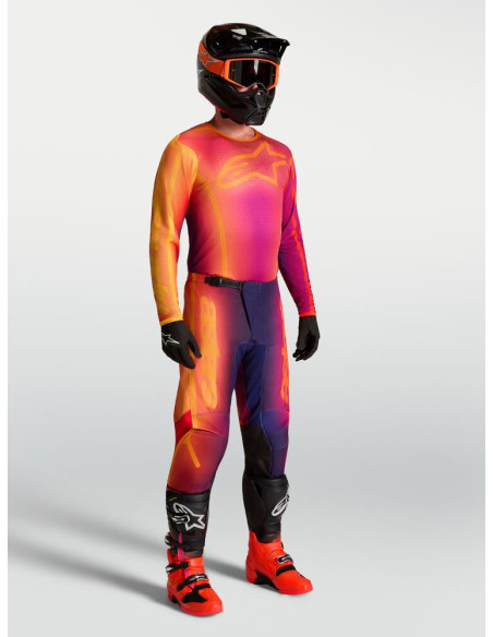 Tenue cross Alpinestars 2027 Fluid Kepler - Violet Orange