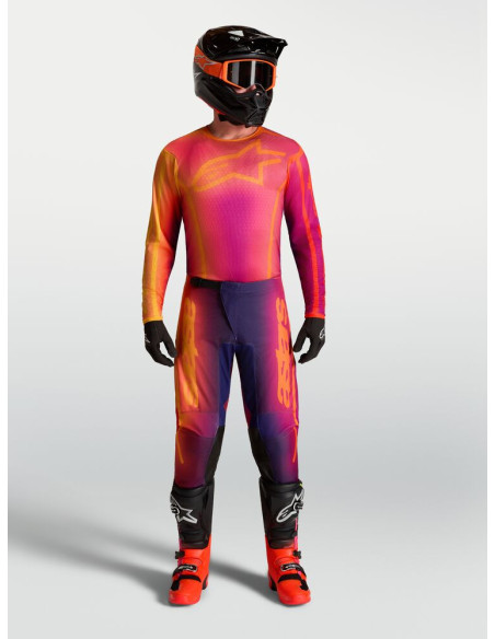 Tenue cross Alpinestars 2027 Fluid Kepler - Violet Orange