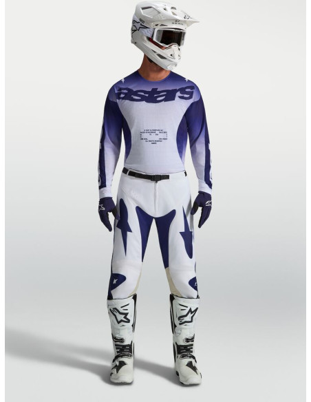 Tenue cross Alpinestars 2027 Racer Air Amber - Bleu Blanc