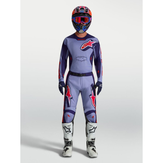 Tenue cross Alpinestars 2027 Racer Air Hunt - Violet Rose Fluo