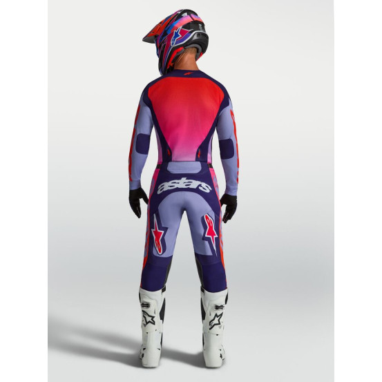 Tenue cross Alpinestars 2027 Racer Air Hunt - Violet Rose Fluo