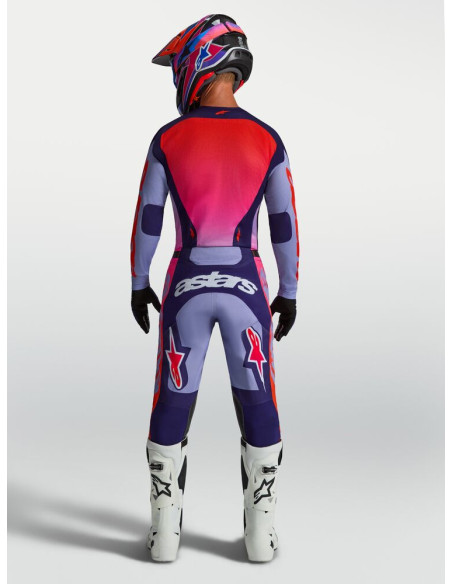 Tenue cross Alpinestars 2027 Racer Air Hunt - Violet Rose Fluo