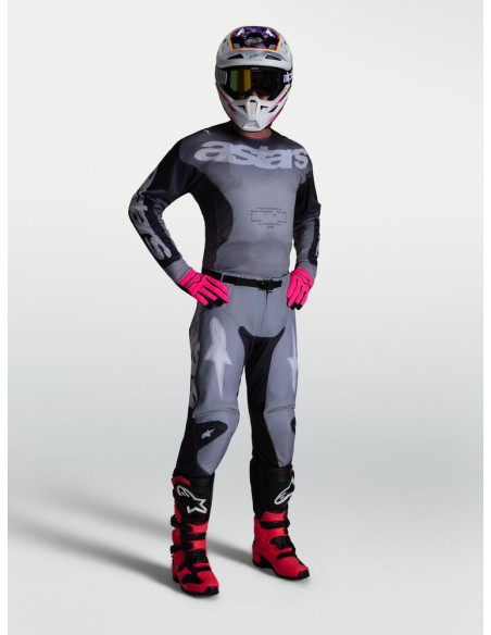 Tenue cross Alpinestars 2027 Racer Amber - Gris Lila