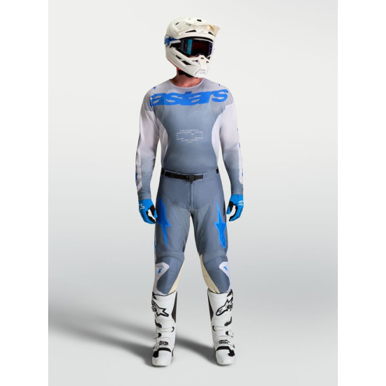 Tenue cross Alpinestars 2027 Racer Amber - Gris Lila Bleu Ucla