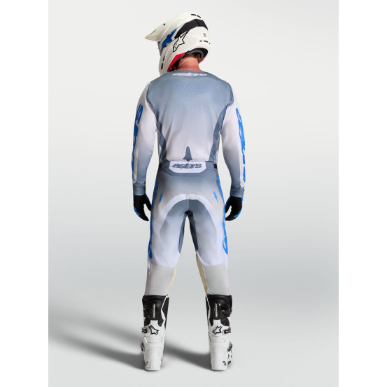 Tenue cross Alpinestars 2027 Racer Amber - Gris Lila Bleu Ucla