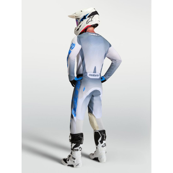 Tenue cross Alpinestars 2027 Racer Amber - Gris Lila Bleu Ucla