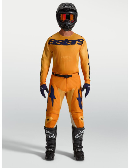 Tenue cross Alpinestars 2027 Racer Amber - Orange Or Bleu