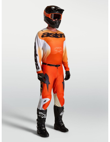 Tenue cross Alpinestars 2027 Racer Amber - Rouge Lila Noir