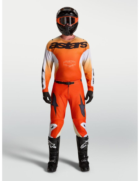 Tenue cross Alpinestars 2027 Racer Amber - Rouge Lila Noir