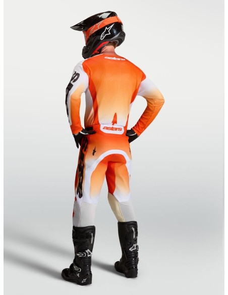 Tenue cross Alpinestars 2027 Racer Amber - Rouge Lila Noir
