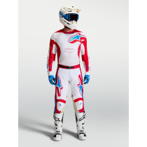 Tenue cross Alpinestars 2027 Racer Hunt - Blanc Rouge Bleu Ucla 2