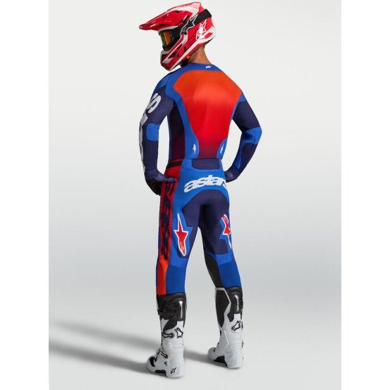Tenue cross Alpinestars 2027 Racer Hunt - Bleu Rouge