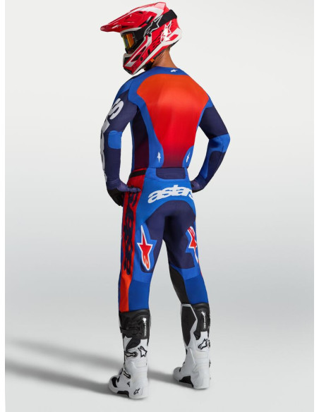 Tenue cross Alpinestars 2027 Racer Hunt - Bleu Rouge