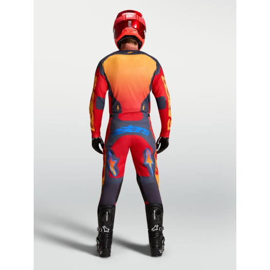 Tenue cross Alpinestars 2027 Racer Hunt - Rouge Gris Corail