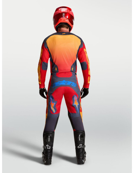 Tenue cross Alpinestars 2027 Racer Hunt - Rouge Gris Corail