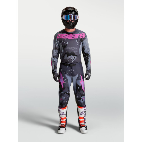 Tenue cross Alpinestars 2027 Racer Lone - Camo Gris Violet