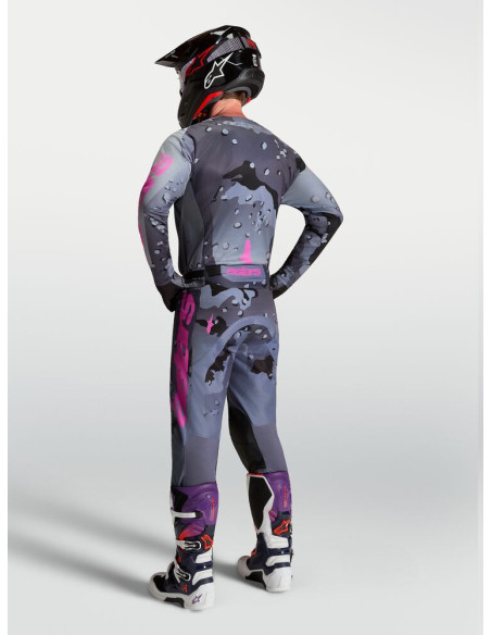 Tenue cross Alpinestars 2027 Racer Lone - Camo Gris Violet