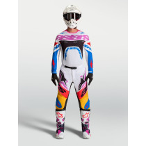 Tenue cross Alpinestars 2027 Supertech Dyna - Blanc Bleu Noir Violet 2