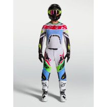 Tenue cross Alpinestars 2027 Supertech Dyna - Lila Vert Fluo Noir 2