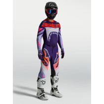Tenue cross Alpinestars 2027 Supertech Dyna - Violet Rose Fluo