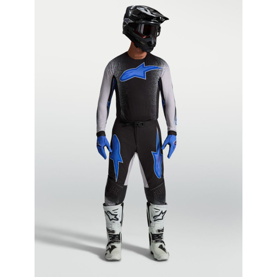 Tenue cross Alpinestars 2027 Supertech Hiten AFD - Noir Lila Bleu
