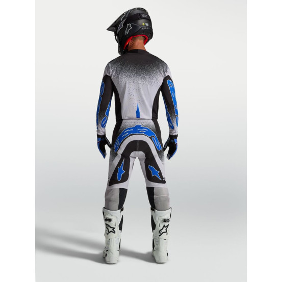 Tenue cross Alpinestars 2027 Supertech Hiten AFD - Noir Lila Bleu