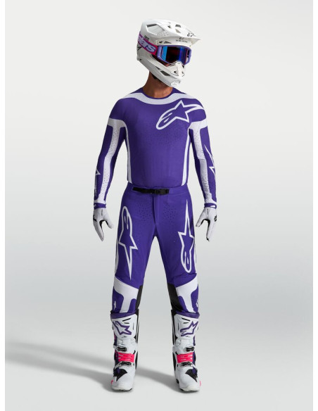 Tenue cross Alpinestars 2027 Supertech Vesta - Bleu Blanc