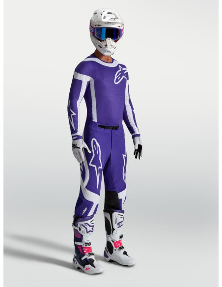 Tenue cross Alpinestars 2027 Supertech Vesta - Bleu Blanc