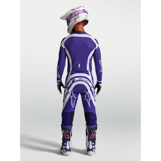Tenue cross Alpinestars 2027 Supertech Vesta - Bleu Blanc