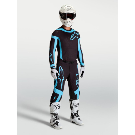 Tenue cross Alpinestars 2027 Supertech Vesta - Noir Turquoise
