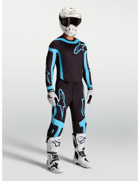 Tenue cross Alpinestars 2027 Supertech Vesta - Noir Turquoise