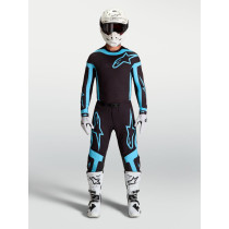 Tenue cross Alpinestars 2027 Supertech Vesta - Noir Turquoise 2