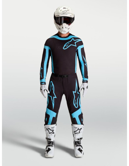 Tenue cross Alpinestars 2027 Supertech Vesta - Noir Turquoise