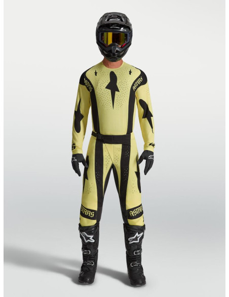 Tenue cross Alpinestars 2027 Techstar Atrox - Jaune Noir