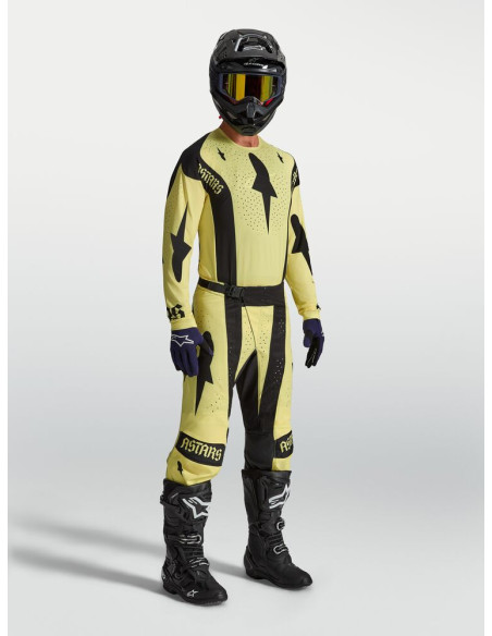 Tenue cross Alpinestars 2027 Techstar Atrox - Jaune Noir