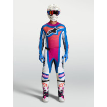 Tenue cross Alpinestars 2027 Techstar Maven - Blanc Corail Bleu 2