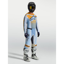 Tenue cross Alpinestars 2027 Techstar Maven - Bleu Tangerine Noir