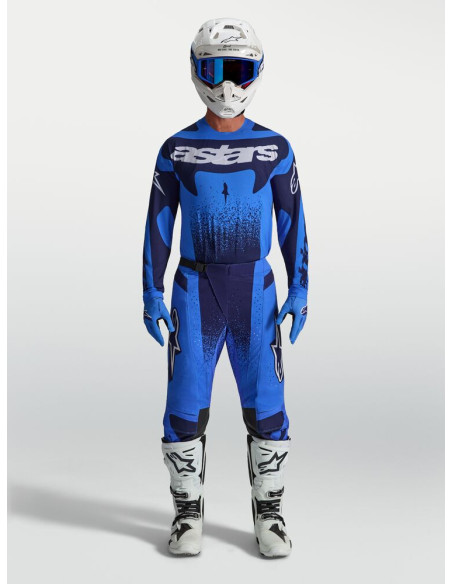 Tenue cross Alpinestars 2027 Techstar Swan - Bleu Ucla Bleu
