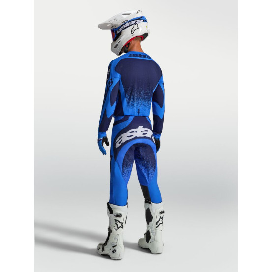 Tenue cross Alpinestars 2027 Techstar Swan - Bleu Ucla Bleu