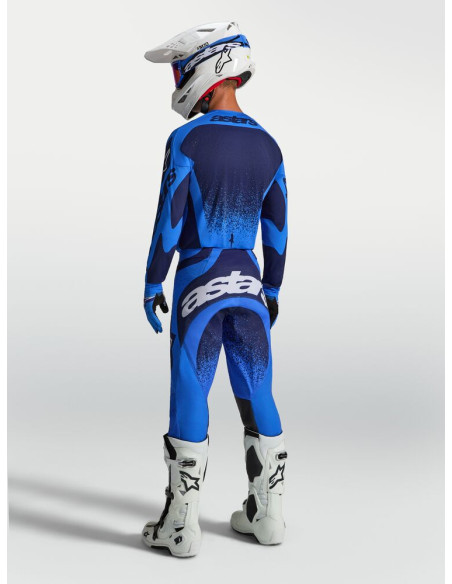Tenue cross Alpinestars 2027 Techstar Swan - Bleu Ucla Bleu