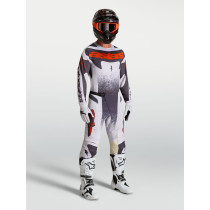 Tenue cross Alpinestars 2027 Techstar Swan - Lila Gris Rouge Fluo